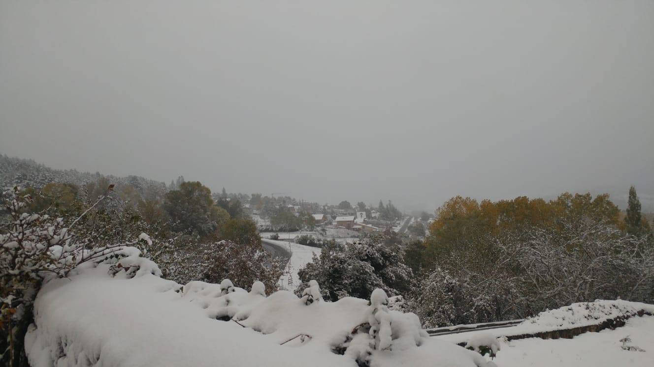 La nieve aparece en La Rioja