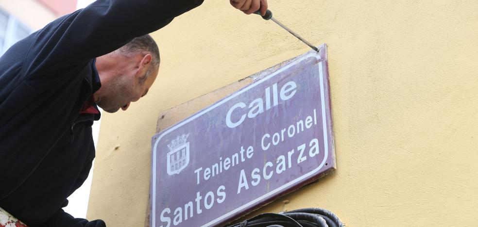 Un familiar de Santos Ascarza lleva a la Fiscalía el cambio de nombre de la calle