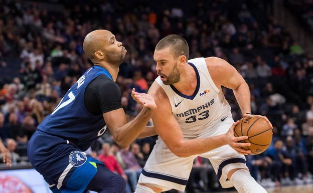 Marc Gasol arrolla con un 'doble-doble' y los Grizzlies vuelven a ganar