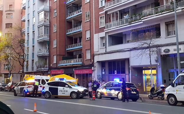 La carpa de emergencias, en Vara de Rey./ J.C.