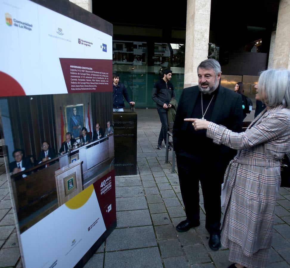Exposición 40 años de Constitución, en Logroño