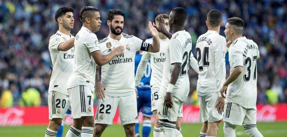 Isco y Asensio se enchufan en el set al Melilla