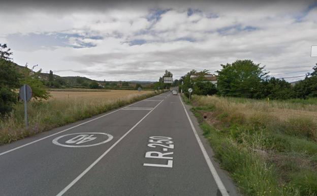 Cortada por obras desde el lunes la carretera de Villamediana a Logroño