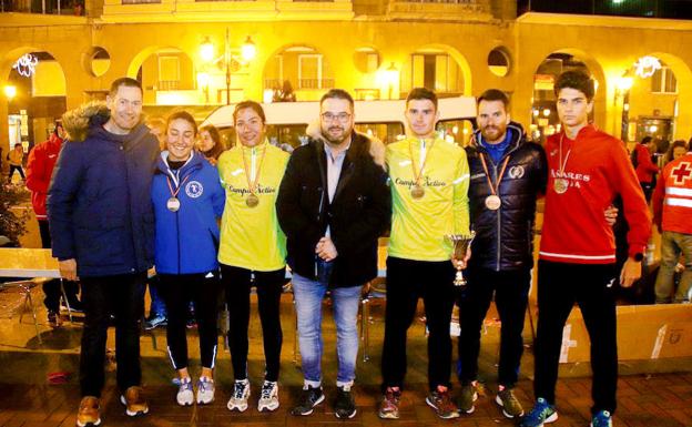 Ignacio García y Susana Arrua, ganadores en las calles de Logroño