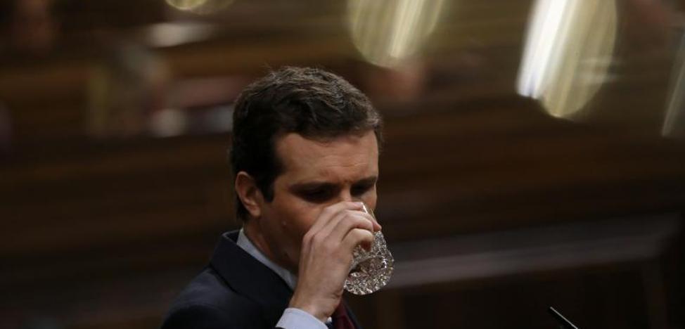 Casado reprocha a Sánchez que hable con «el desequilibrado» de Torra