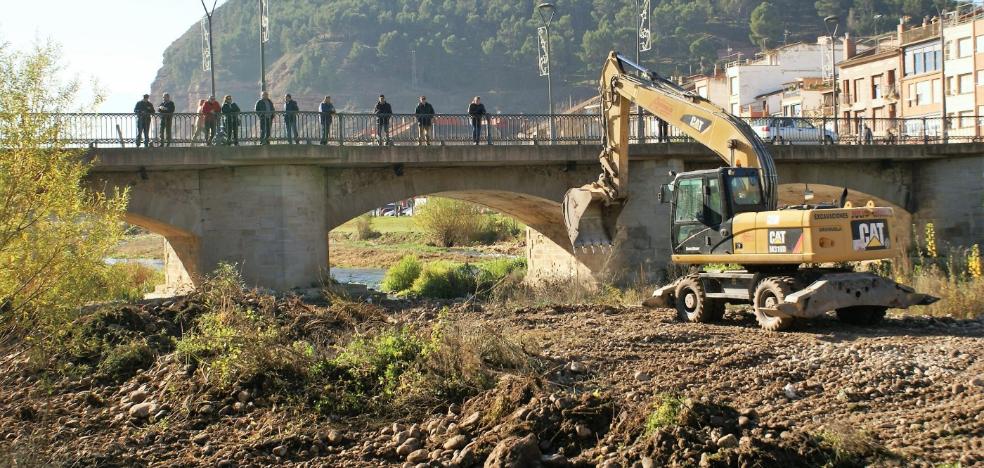 La CHE no aportará ayudas para recuperar el tramo de ribera hundido en Nájera