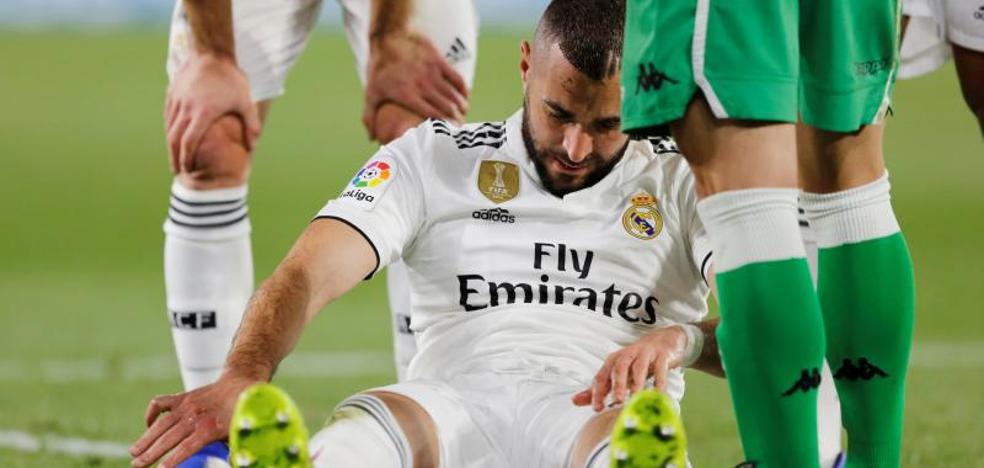 Benzema se operará y estará dos semanas de baja