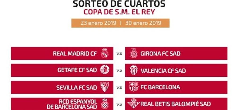 Sevilla-Barça, duelo estrella en cuartos