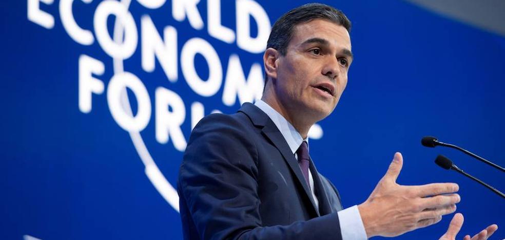 Sánchez sostiene ante Davos que la desigualdad debilita las democracias