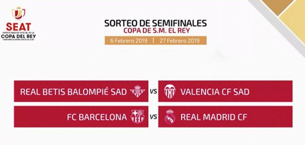 Clásico a la vista en las semifinales de Copa