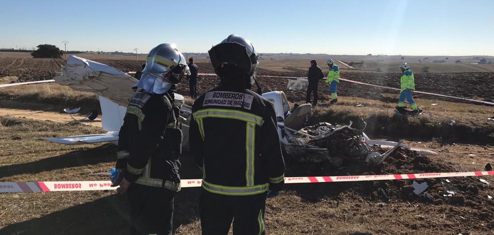 Muere una instructora y su alumno al estrellarse su avioneta en Madrid