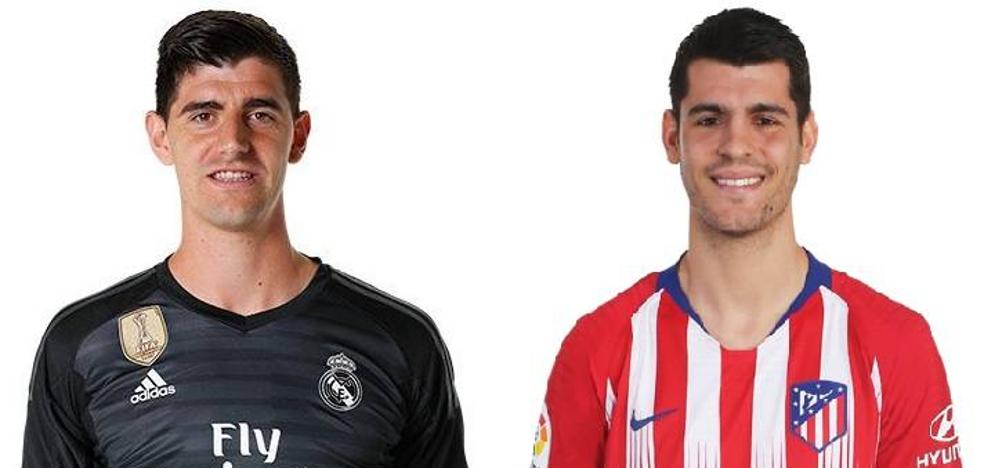 Courtois y Morata, de los cánticos a los silbidos