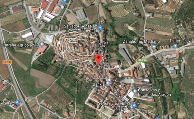 La Guardia Civil investiga la aparición de un cadáver en Entrena