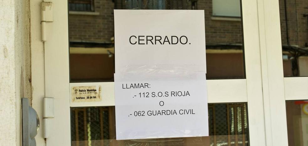 Policía Local de Nájera, cerrada. Llamar a SOS Rioja o Guardia Civil