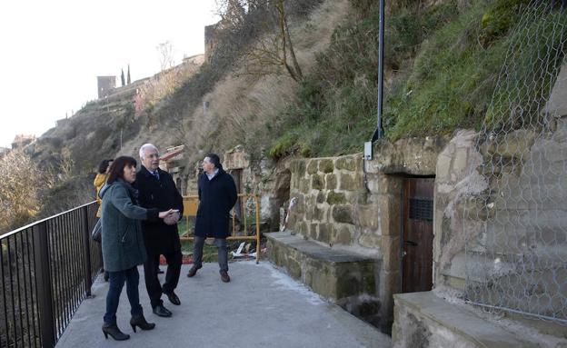 Concluyen las obras de estabilización de la ladera de Briones