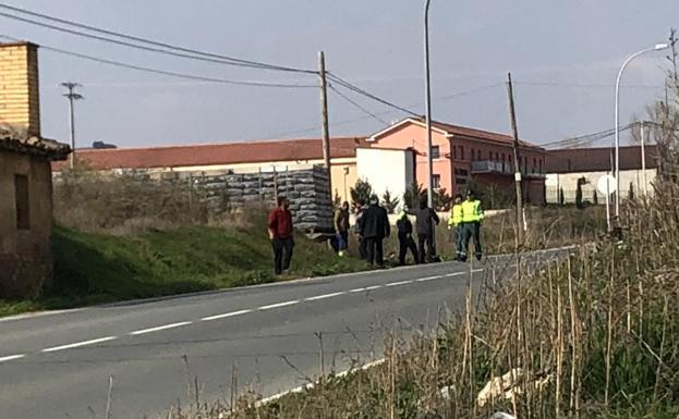 Atropellado un ciclista en Pradejón