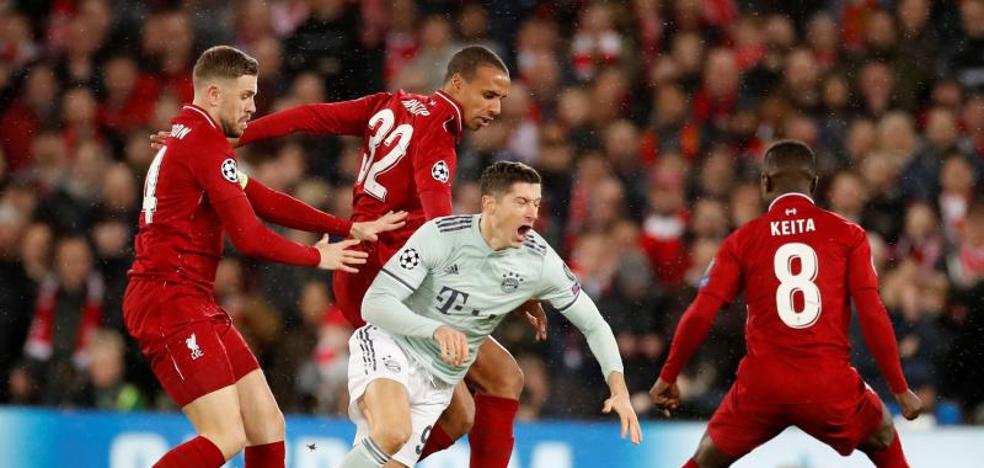 Liverpool y Bayern dejan los deberes para la vuelta