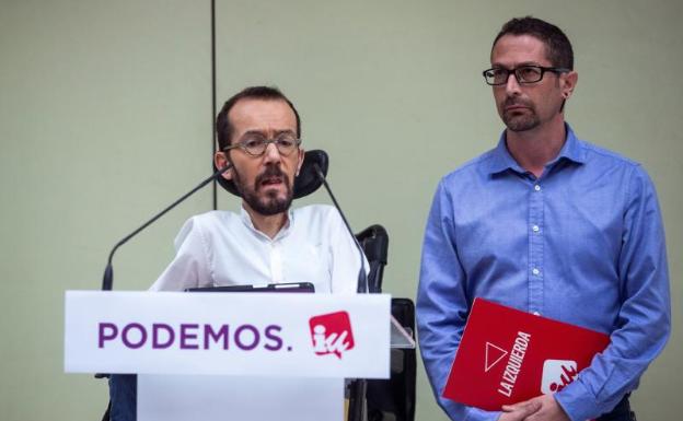 Podemos e IU ratifican su alianza para las generales