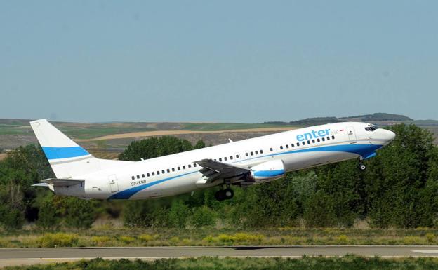 Y el tercer día, el vuelo Madrid-Logroño vuelve a La Rioja