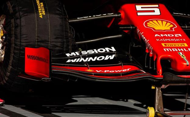 Ferrari quitará el logo de 'Mission Winnow' en el GP de Australia