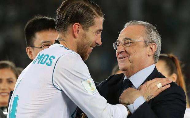 Ramos osa echar un pulso a Florentino