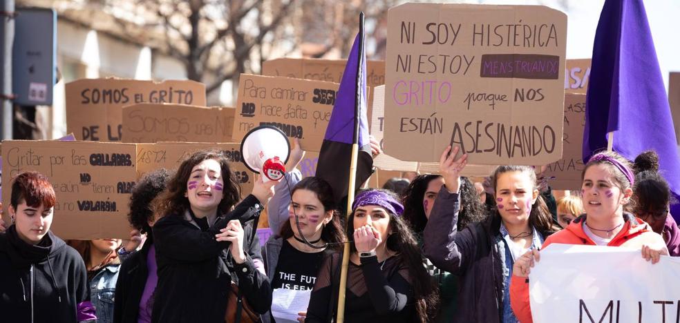 Respuesta masiva en la manifestación estudiantil feminista