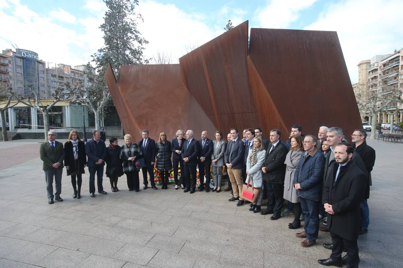 Homenaje a las víctimas del terrorismo en Logroño