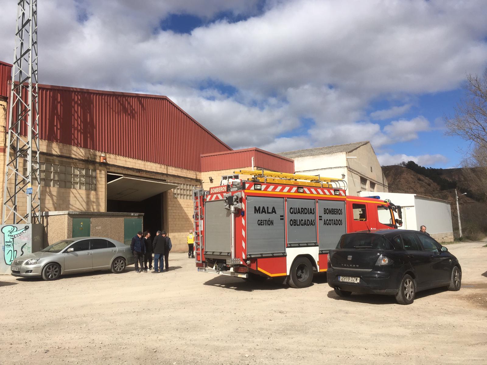 Fallece un trabajador asfixiado en una empresa de Murillo