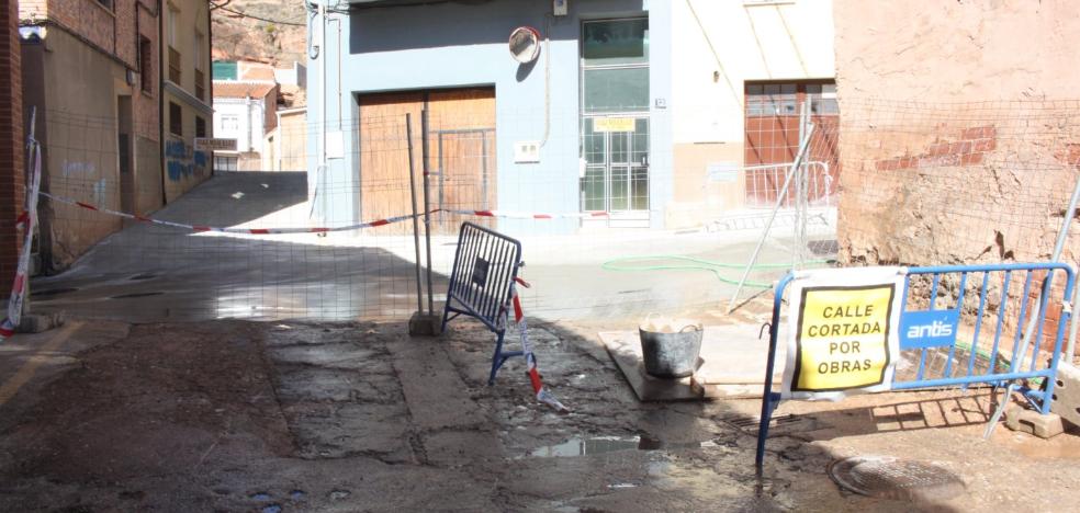 Arnedo reemplaza la canalización de las calles Frontón y San Pedro