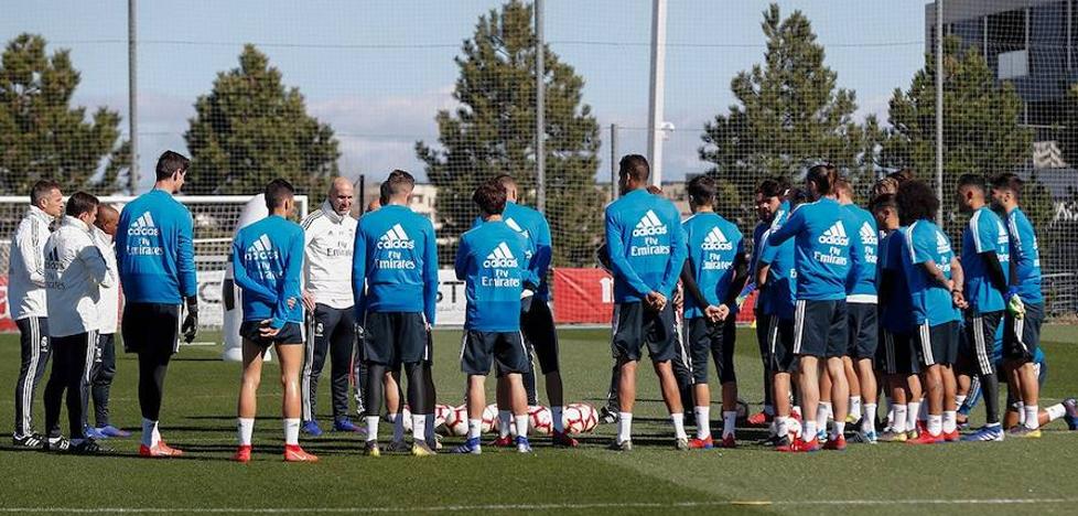 Zidane comienza su terapia de grupo