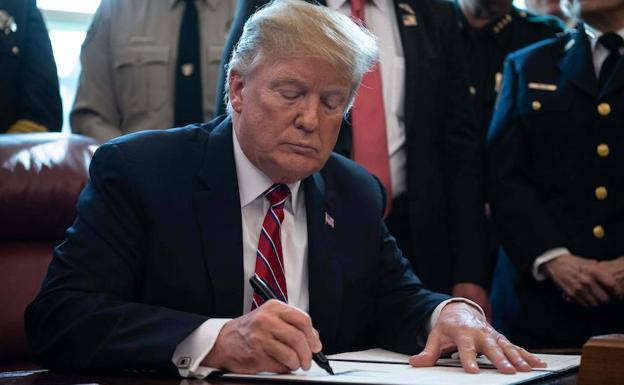 Trump confirma el veto a la resolución del Congreso contra la 'emergencia nacional'