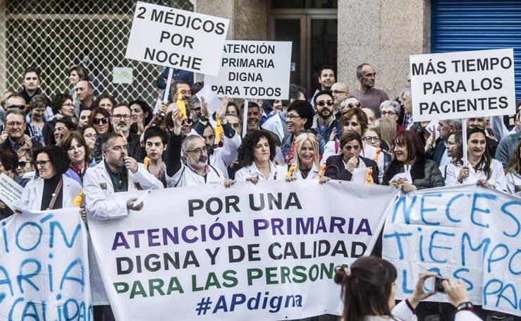 Manifestación de la Atención Primaria en Logroño