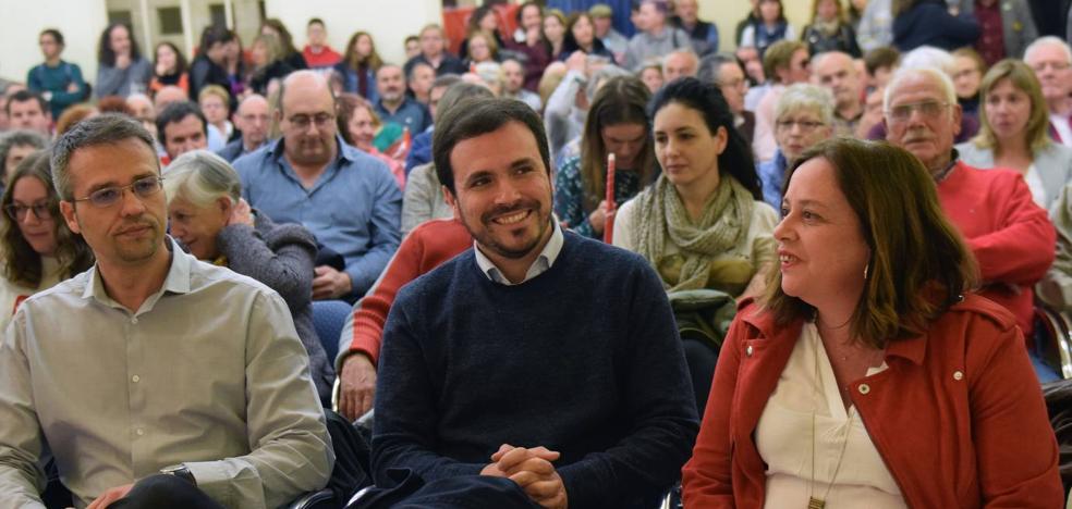 Garzón pide en Logroño «la unidad de la izquierda para afrontar los retos»