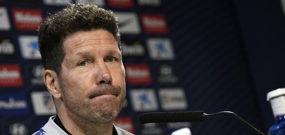 Simeone: «Siempre soy exageradamente optimista mientras las posibilidades estén»