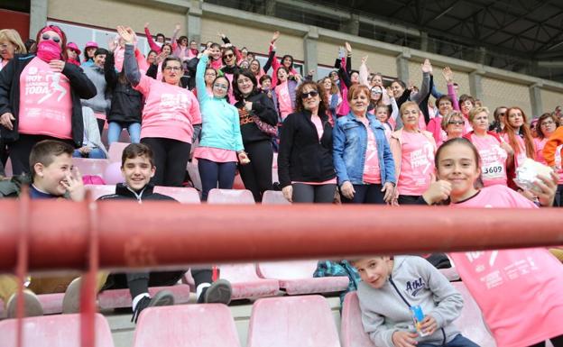 Las Gaunas se viste de rosa