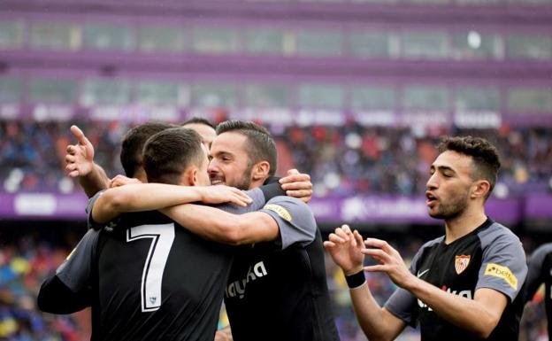 El Sevilla continúa peleando por la Champions