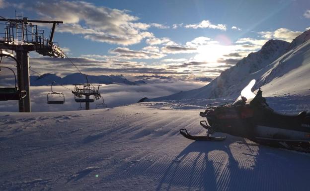 León y Asturias, un final sobre nieve