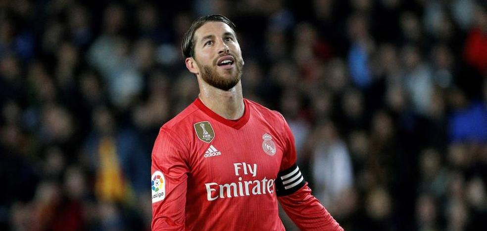 Sergio Ramos, lesionado en el sóleo