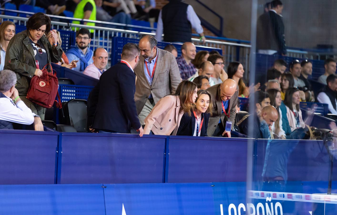 Eli Amatriain y su pareja Patty Llaguno se despiden del Logroño Open World Padel Tour