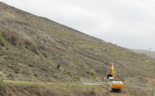 Comienzan las obras de la LR-250 entre Soto y Terroba