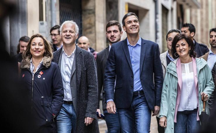 Pedro Sánchez, en Logroño