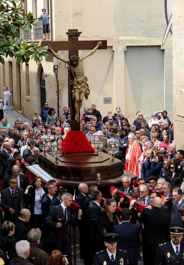 Vía Crucis y traslado del Santo Cristo de las Ánimas de Logroño