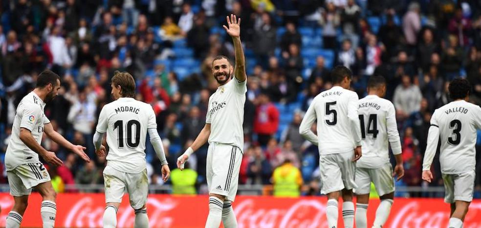 Benzema eleva al Real Madrid