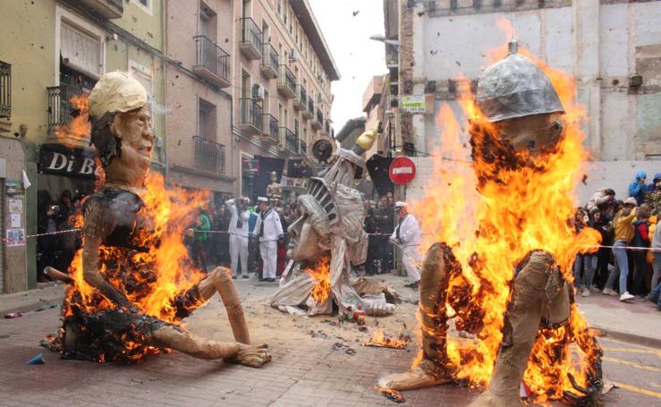 Quema de los Judas en Alfaro