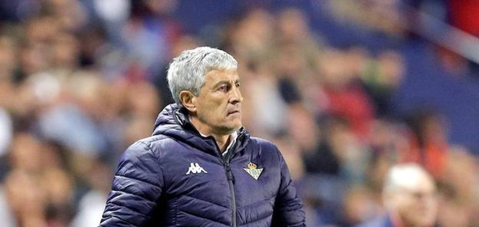 El Betis ratifica a Quique Setién