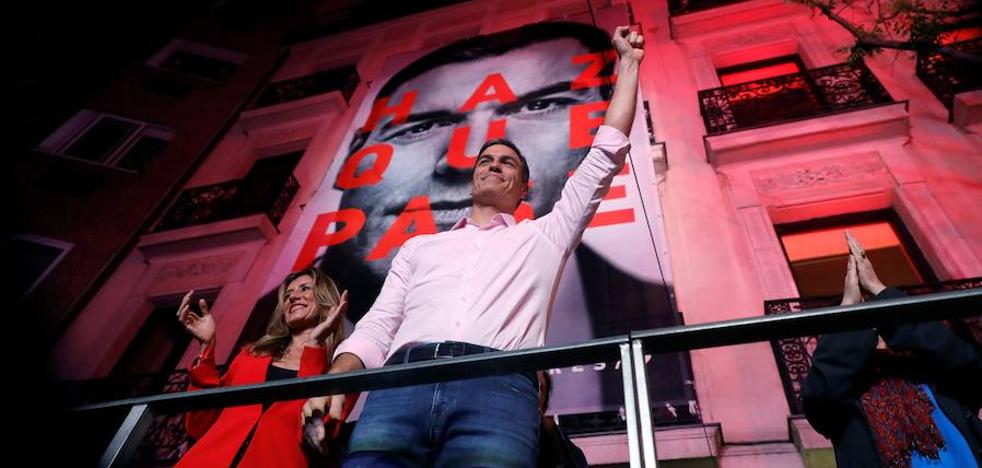 Pedro Sánchez: «Ha ganado el futuro y ha perdido el pasado»