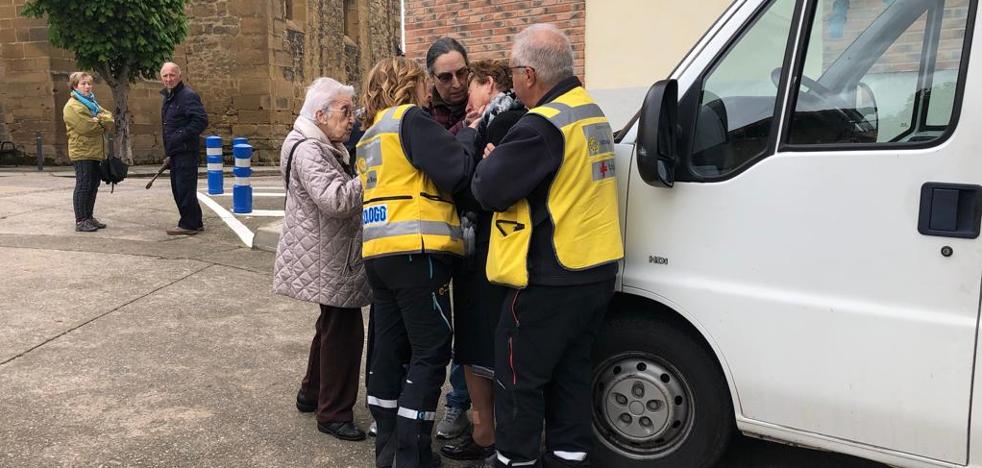 Triste final de una mañana de tensión en Anguciana