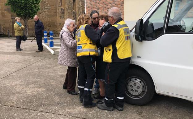 Triste final de una mañana de tensión en Anguciana