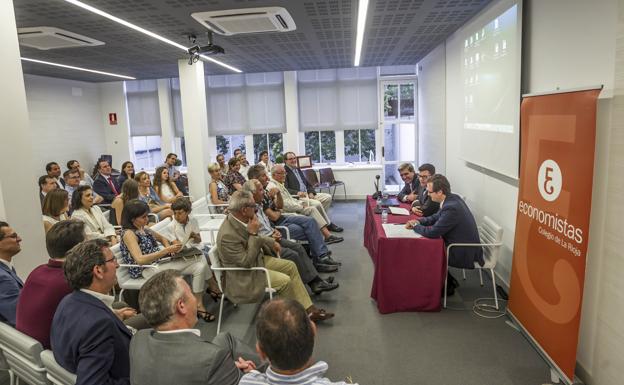 La economía riojana, este miércoles a debate en el Colegio de Economistas