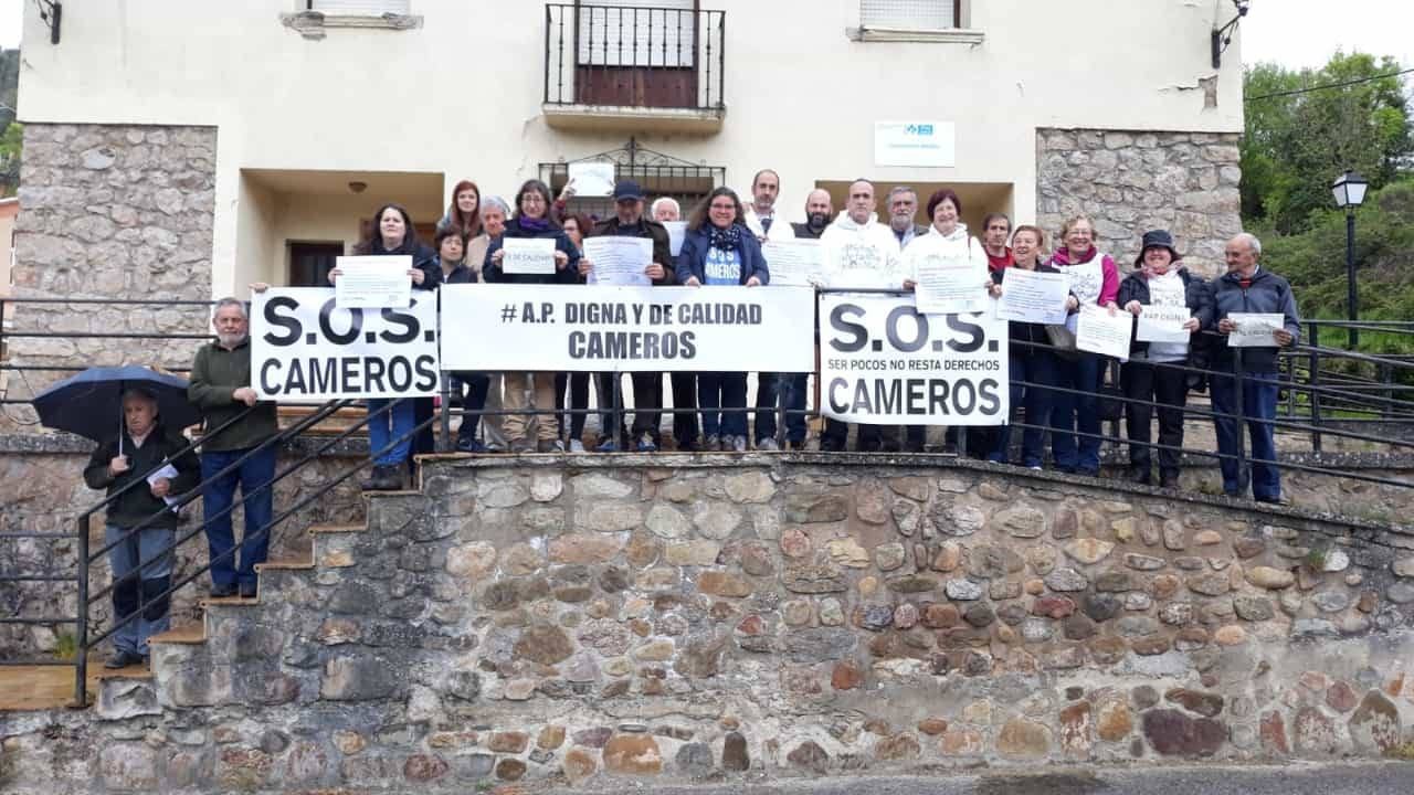 Protestas de los médicos y pacientes en los centros de salud riojanos